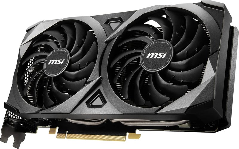 إم اس أي Gaming GeForce RTX 3060 Ti LHR 8GB GDRR6X, Boost Clock: 1695 MHz, 256-Bit, HDMI/DP, Nvlink, Torx Fan 3, Ampere Architecture OC Graphics Card (RTX 3060 TI Ventus 2X 8GD6X OC) - Image 3
